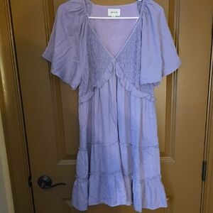 Ladies Heyson Knee Length Dress,  S, Lavender